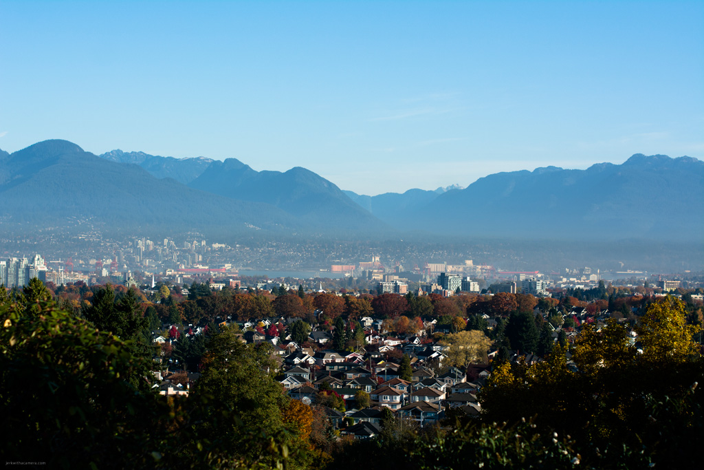 Vancouver Views From Queen liz Park