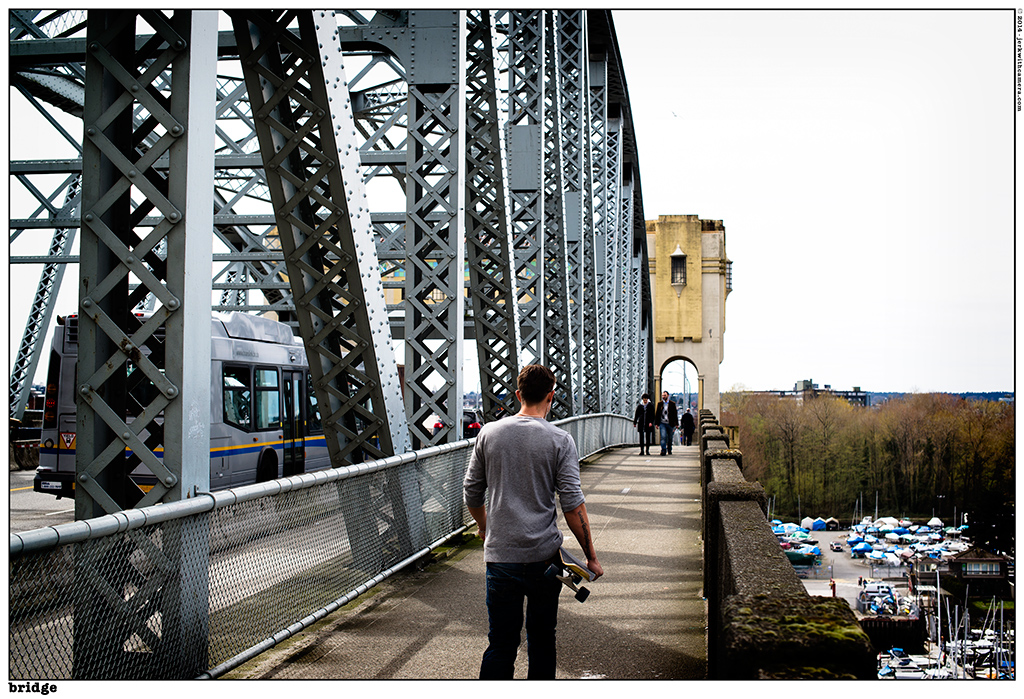 Picking On Complete Strangers - Nikon 610 - Burrard Street Bridge