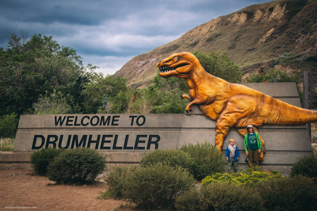 Welcome to Drumheller Sign